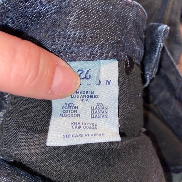 Hudson Jeans Dark Denim 26 - Picture 8 of 10